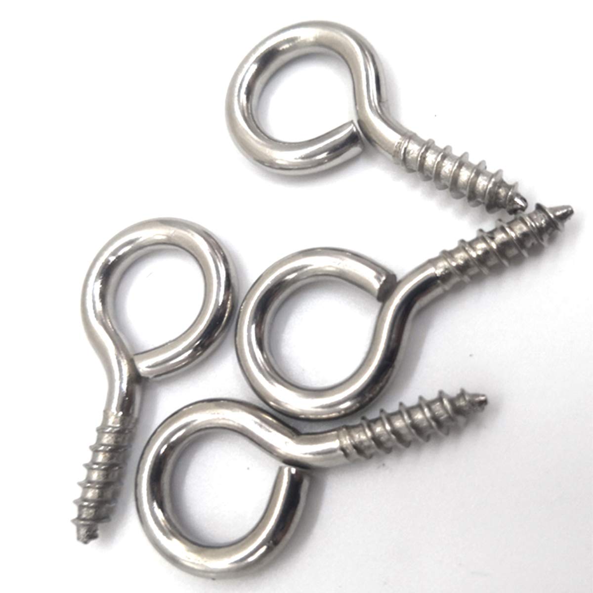 Lumaid 100 Stück 17 Mm Kleine Ösenschrauben, Selbstschneidende Ösenschrauben Für Holz, Korkflaschen, Diy-schmuck, Kohlenstoffstahl Mit Nickelbeschichtung