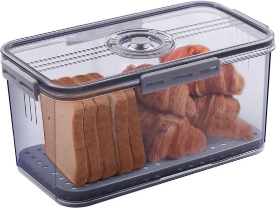 Luftdichte Lunchbox Mit Deckel – Grau