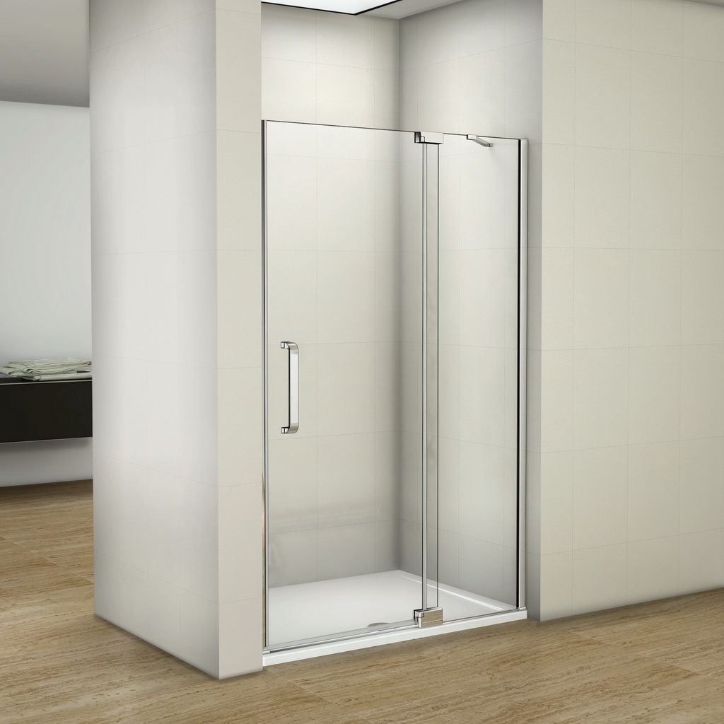 B.100(950-1000mm) Xh.195cm 8mm Nano Glas Nischentür Duschkabine