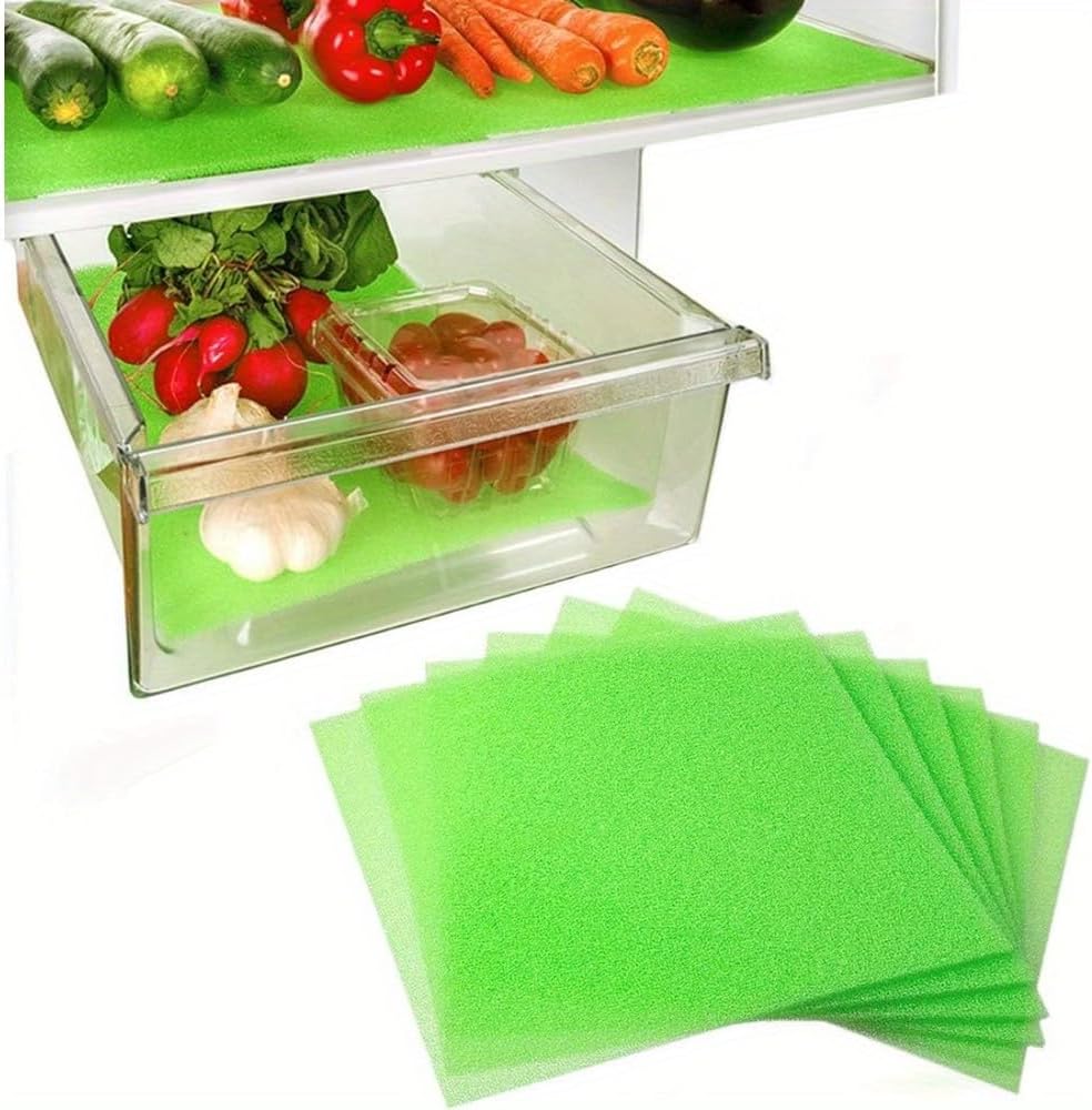 Stück Anti-schimmel-kühlschrankmatten (380 X 300 X 3 Mm), Verhindern Kondensation Und Halten Den Kühlschrank Frisch – Waschbare Kühlschrankmatten Aus Atmungsaktivem Polyurethan, Anpassungsfähig Und Wi