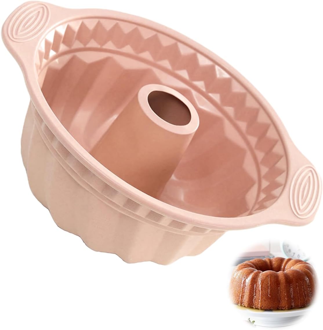 25 Cm Savarin-kuchenform, Silikon-kouglof-form, Rum-baba-form, Kouglof-form, Savarin-form, Silikon-kouglof-form, Für Kuchen, Gelee Und Brot