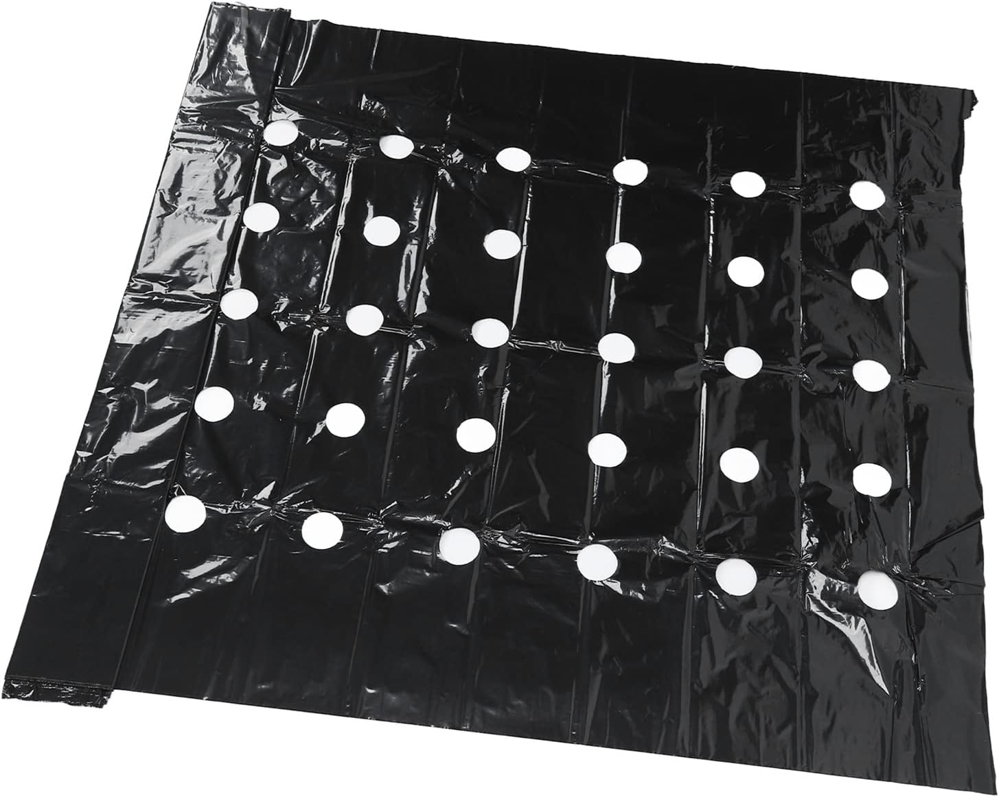 Perforierte Mulchfolie Für Gewächshäuser, Perforierte Pe-mulchfolie, Schwarze Folienfolie, Landwirtschaftliche Exportmulchfolie, Perforierte Polyethylenfolie (0,95 10 M)