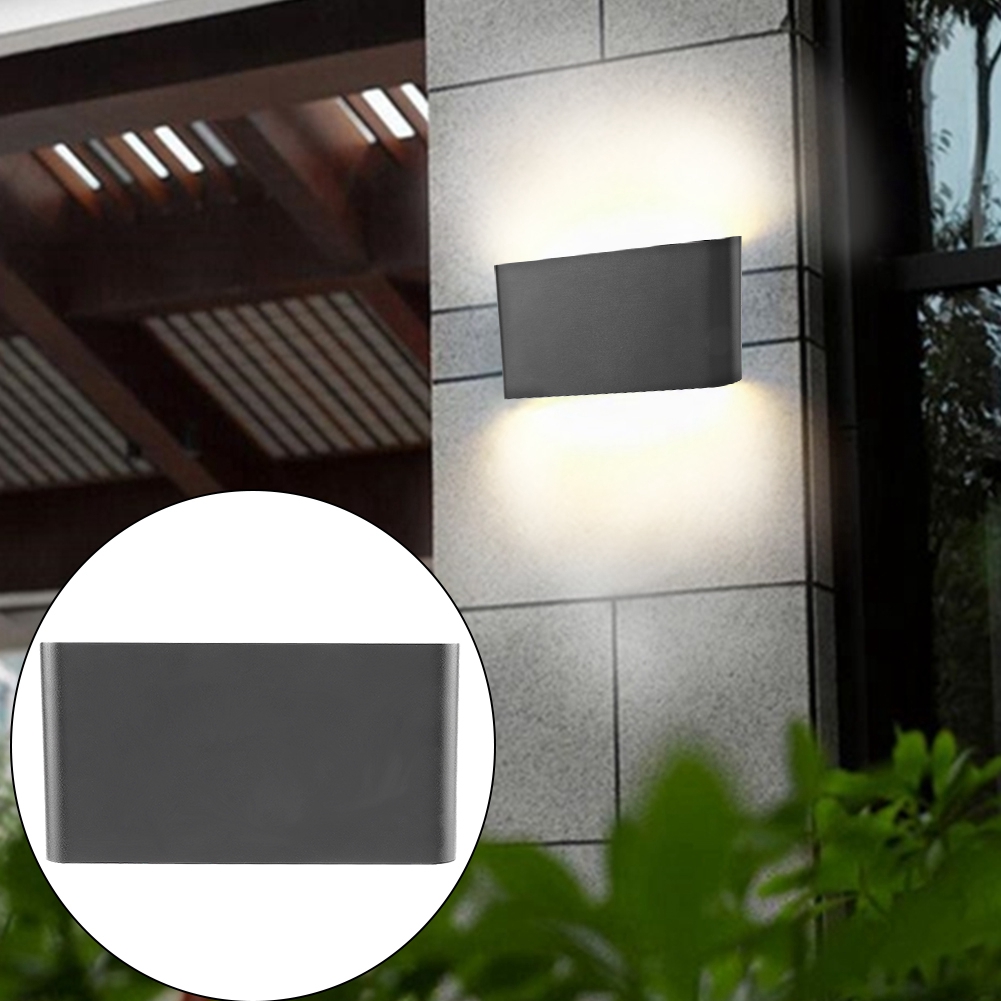 12w Led-wandleuchte, Wasserdichte Außenleuchte, Quadratische Gartenleuchte, Flurleuchte, Balkonleuchte