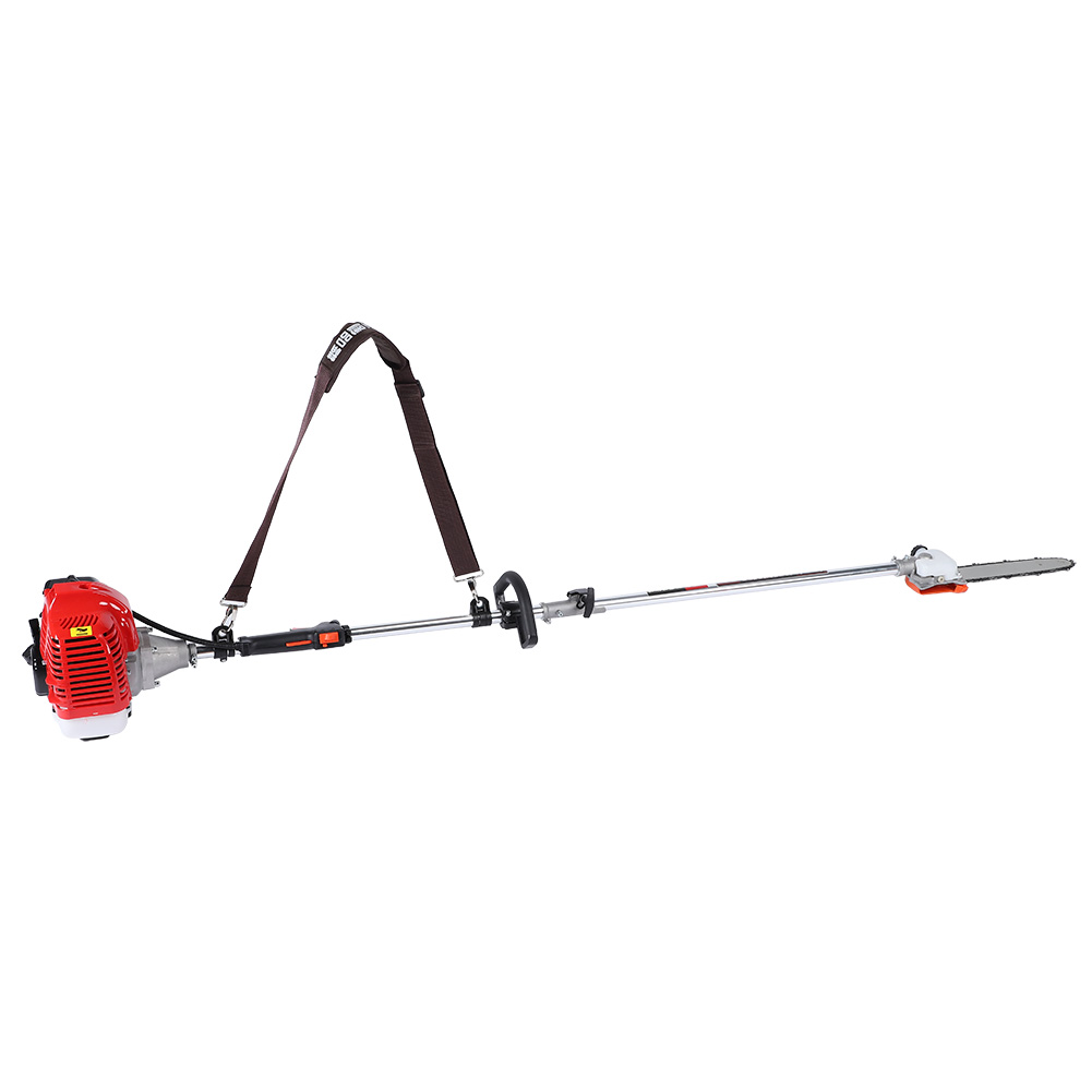 6-in-1 Elektro-heckenscheren-set, 52-cm³-klapprasenmäher-set, Hochentaster