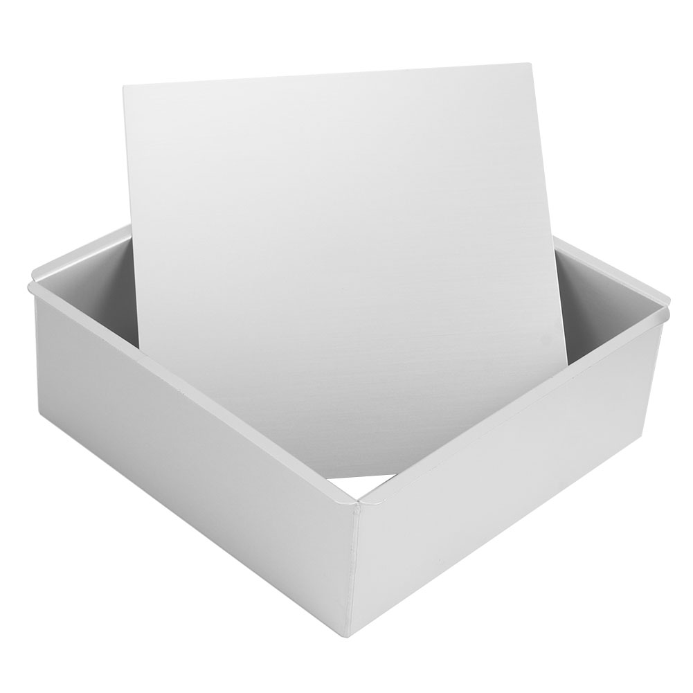 Quadratische Backform Aus Eloxiertem Aluminium Für Kuchen, Mousse, Brot Und Mehr Mit Herausnehmbarem Boden