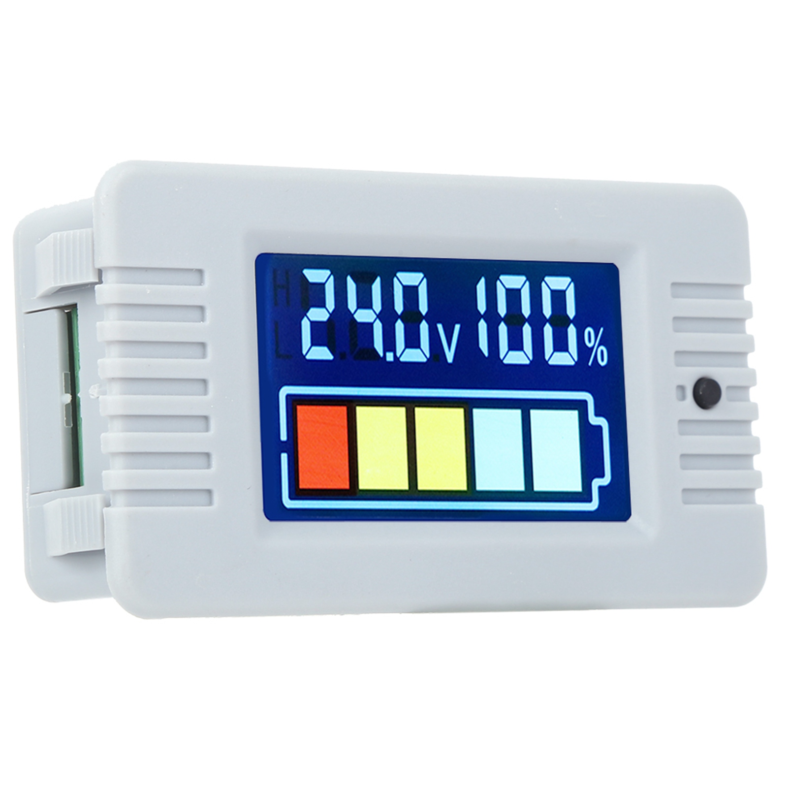 Batteriekapazitätsanzeige Mit Lcd-digitalanzeige, Voltmeter Und Leistungstester (0–100 V)