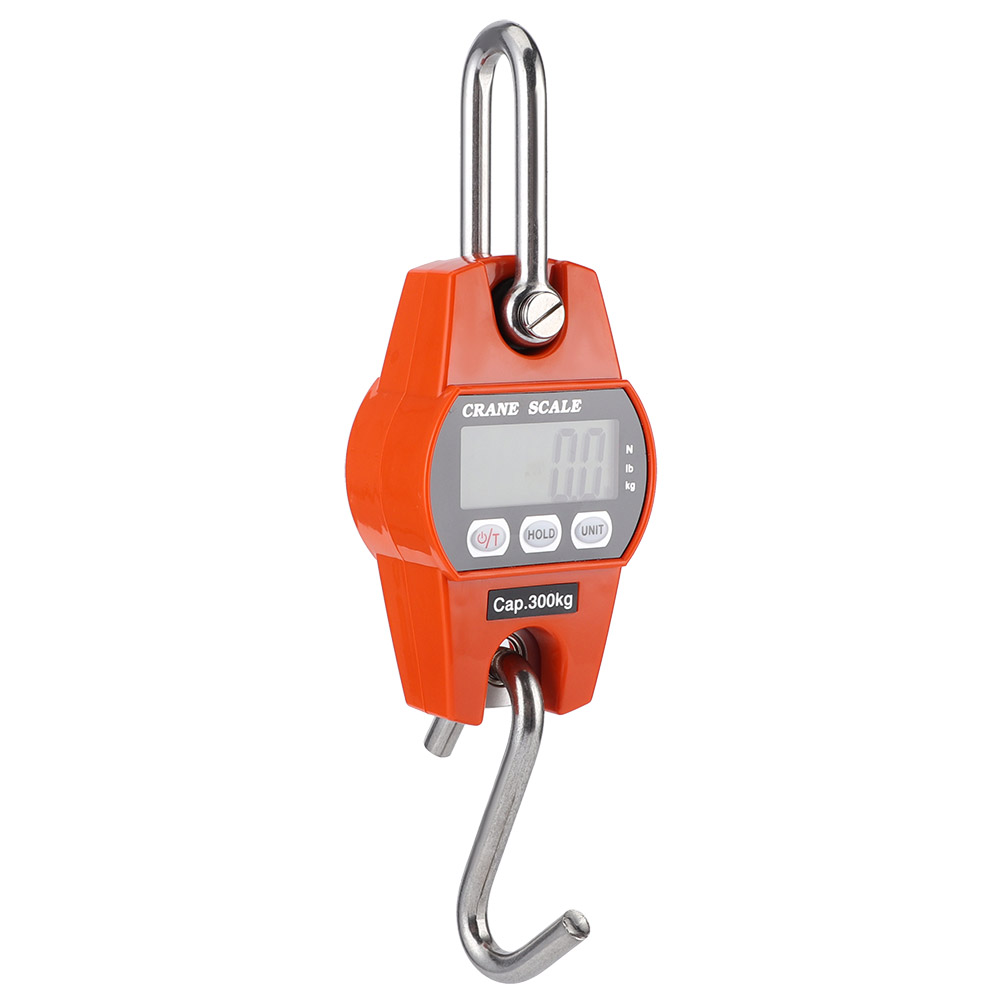 Mini-tragbare Digitale Hängewaage Mit Lcd-anzeige, Elektrische Waage Bis 300 Kg/600 Lb, Orange
