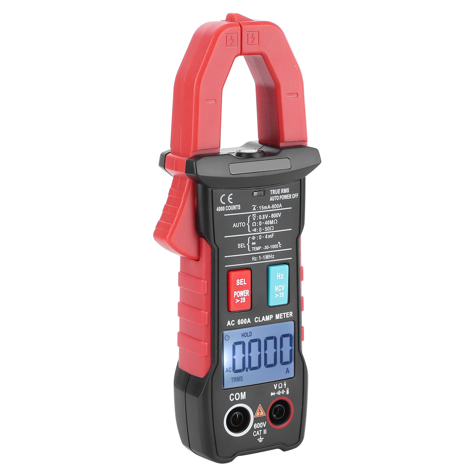Vollautomatisches Intelligentes Gangschalt-multimeter Mit Zangenfunktion, Hochpräzises Amperemeter Für Alle Gänge