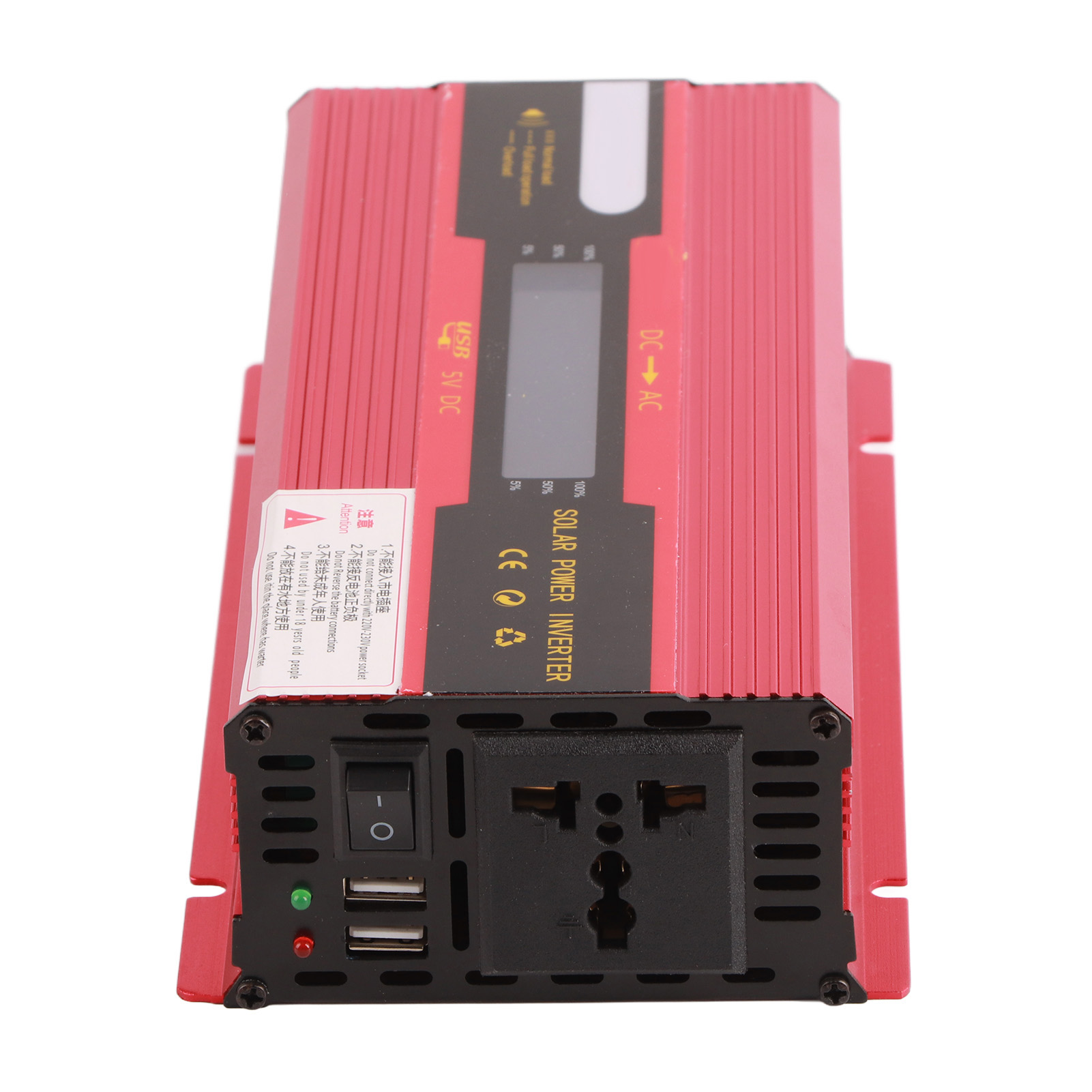 1000w Tragbarer Wechselrichter Solarstrom-wechselrichter Für Zuhause (12v Auf 220v/lcd)