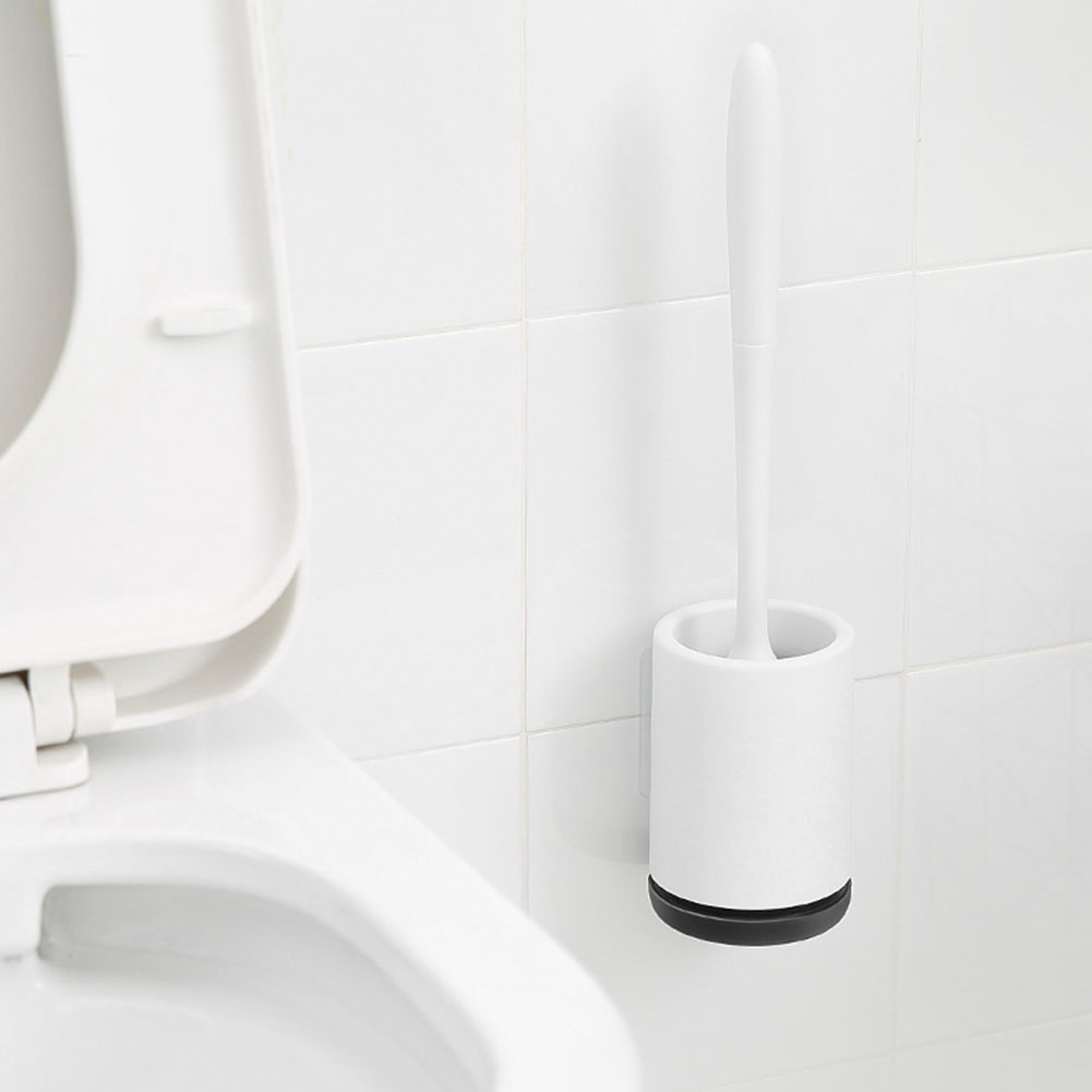 Haushalts-wc-reinigungsbürste Mit Langem Griff Und Halterung, Wandmontage