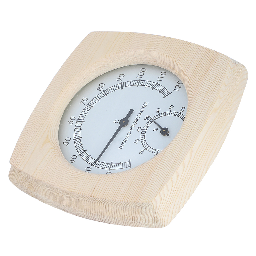 Thermo-hygrometer Aus Holz – Thermometer Und Hygrometer Für Badezimmer Und Sauna