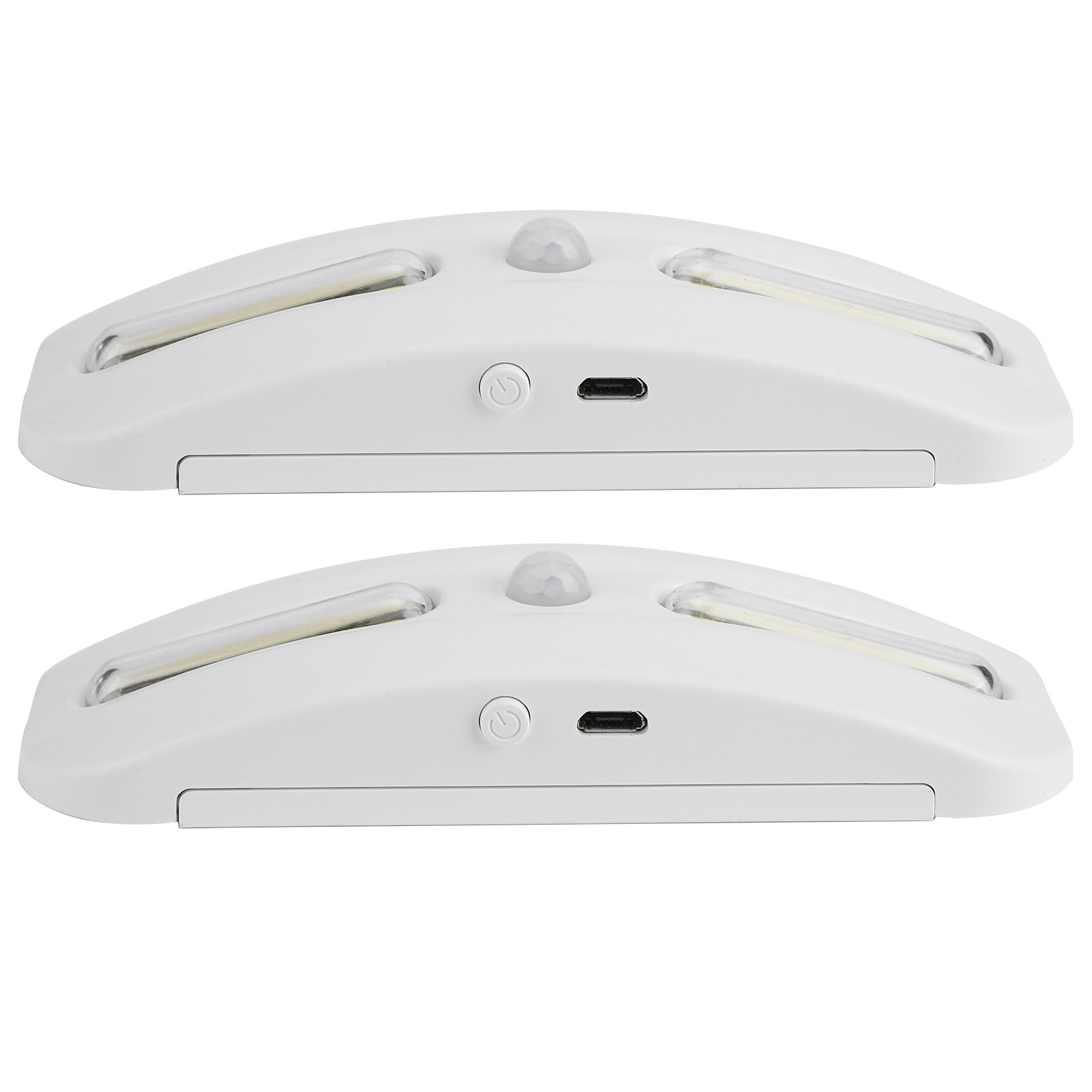 2 Stück Usb-lade-cob-led-bewegungsmelder-leuchte Schranklampe Für Flur