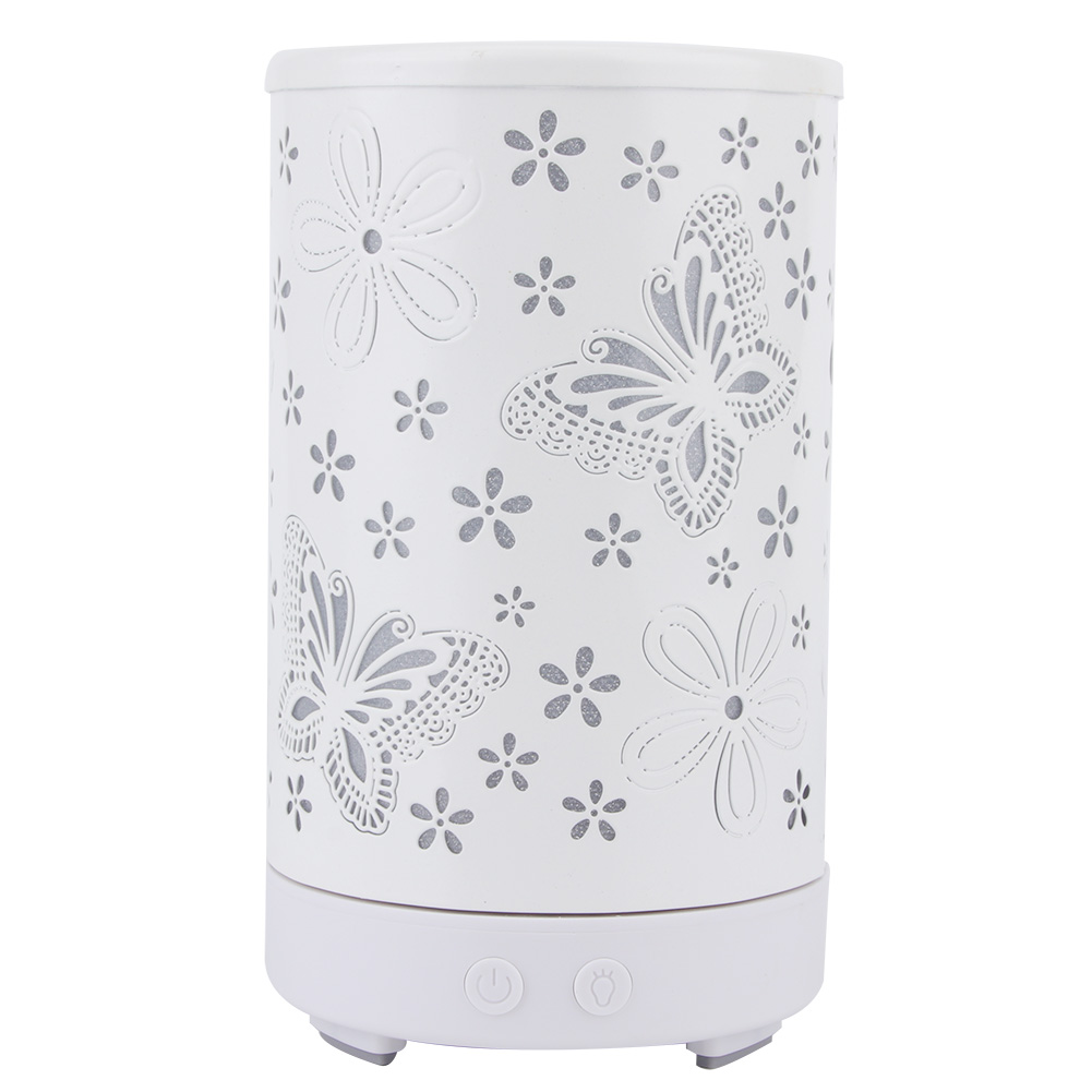 100-ml-luftbefeuchter Mit Ätherischen Ölen, Diffusor Und Farbigem Licht Für Schlafzimmer Und Büro, Eu-stecker 100–240 V