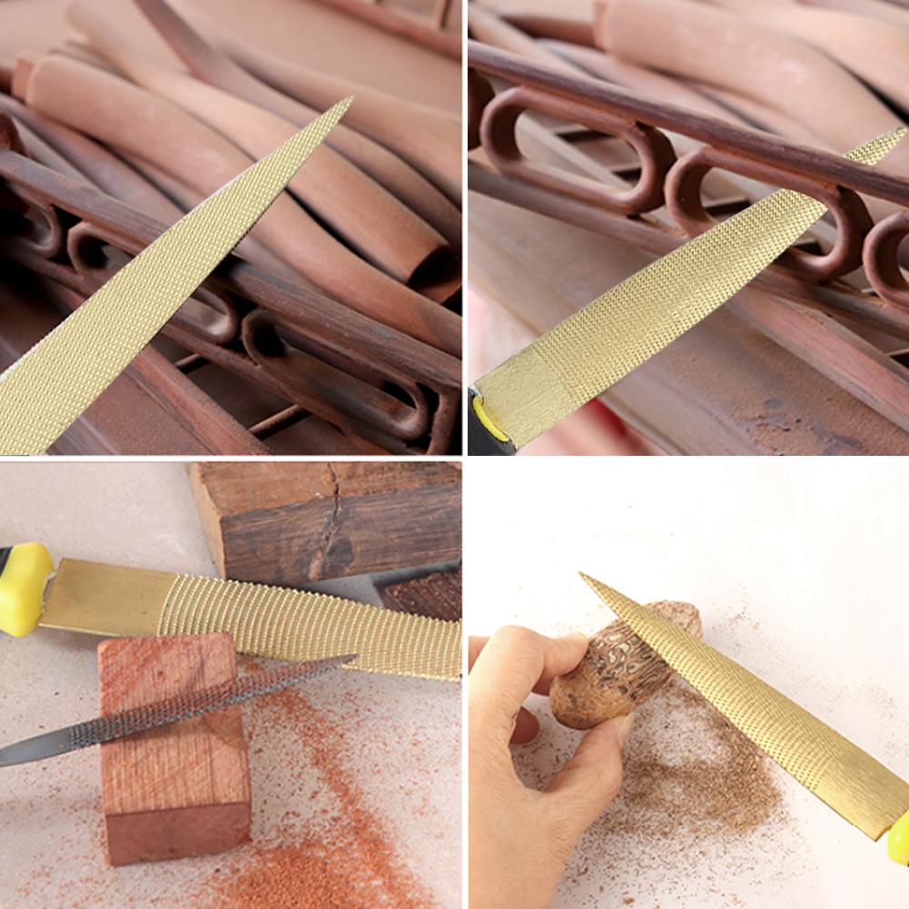 Goldene, Konische Holzfeile, Raspel, Diy-bastelwerkzeug, Schreinerwerkzeug, Schnitzwerkzeug, Goldfeile, 25 Cm