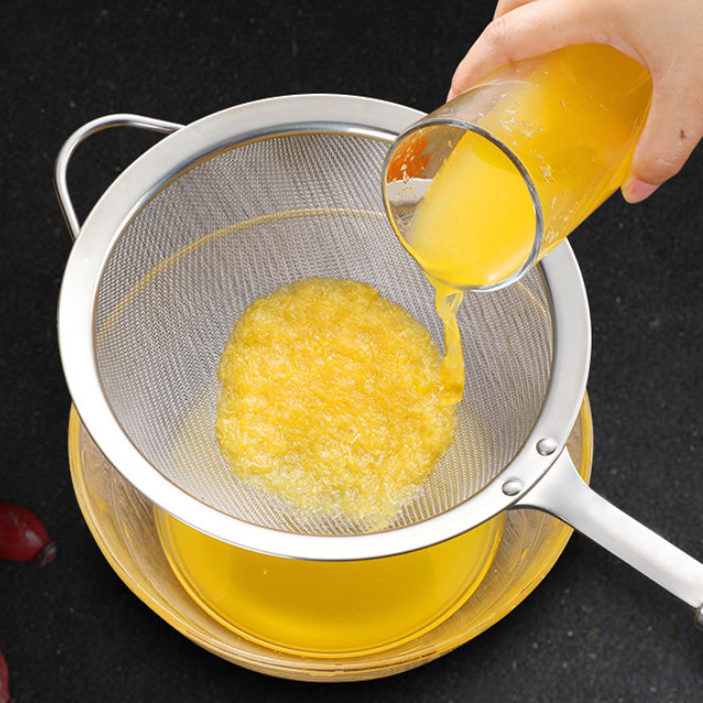 Edelstahl-filterlöffel Mit Langem Griff, Küchenutensil, Kochsieb