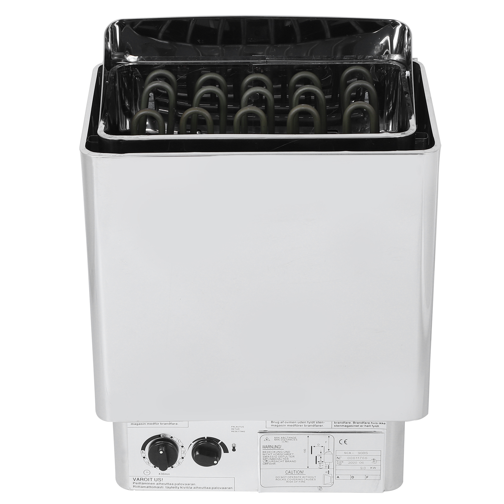 9-kw-saunaofen Aus Edelstahl Für Dampfbad, Badezimmer Und Spa (220–380 V)