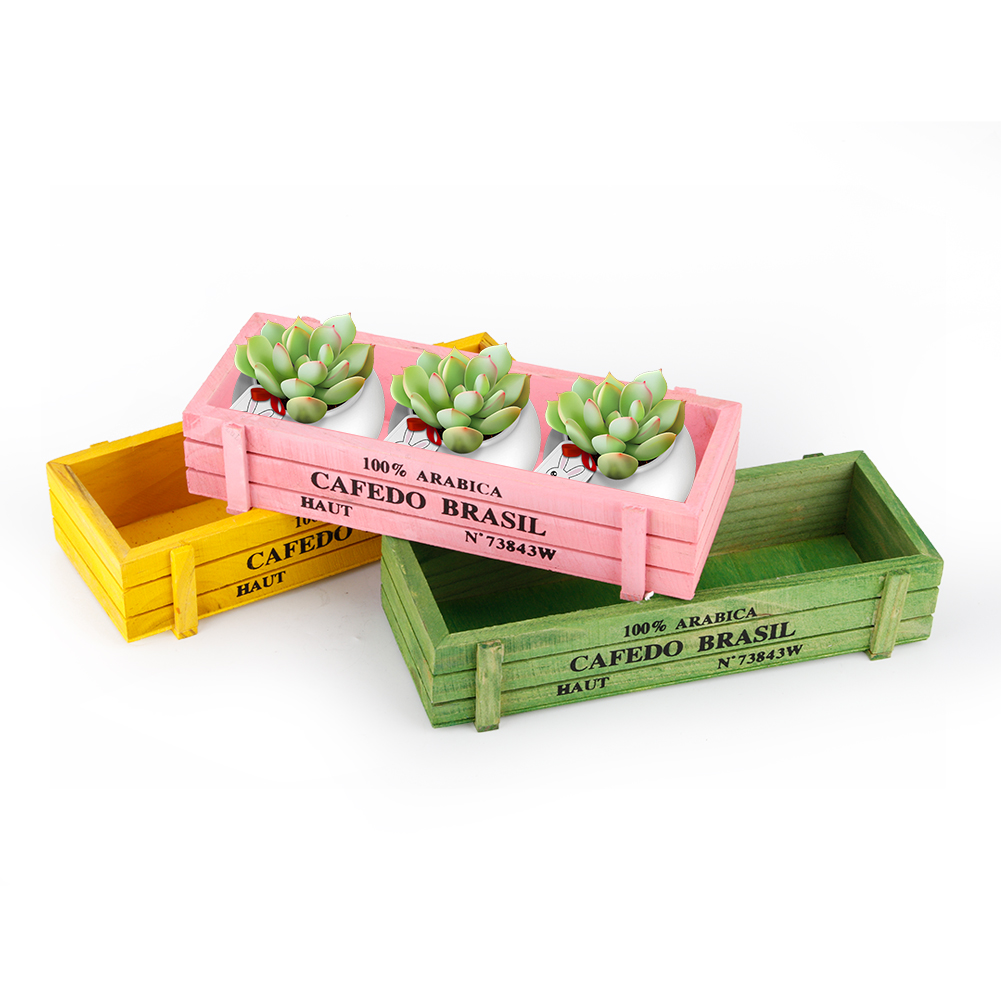 3er-set Aufbewahrungsboxen Aus Holz Für Sukkulenten, Blumen Und Gartenpflanzen – Ideal Für Zuhause, Büro Oder Schreibtisch.