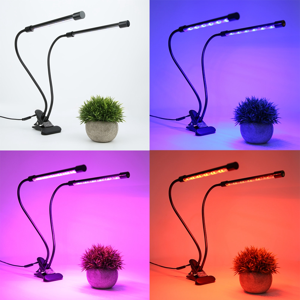 Usb-led-pflanzenlampe Mit Clip Für Zimmerpflanzen Und Hydrokultur