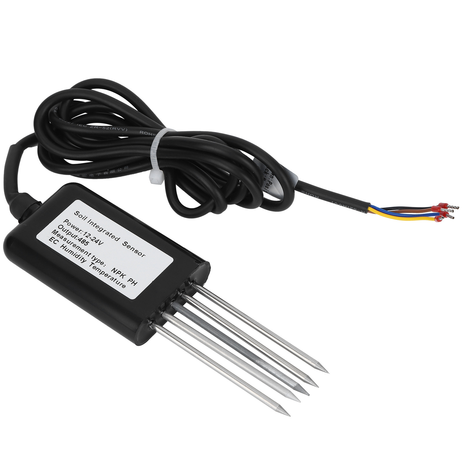 Rs485 5-pin Boden-ph-wert-, Npk-wert-, Temperatur- Und Feuchtigkeitssensor, Leitfähigkeitsdetektor, Tester
