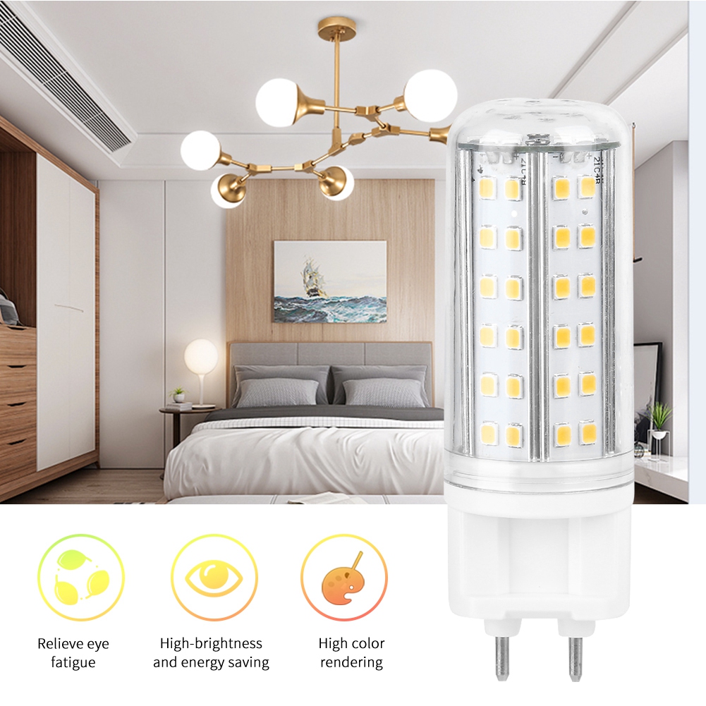 G12 Led-maiskolbenlampe 10w Hochleistungslampe Für Zuhause Mit 85 Leds, Ac85-265v (kaltweiß)