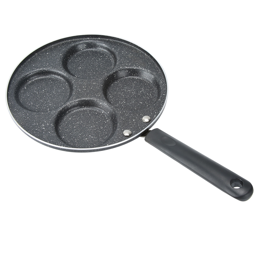 Antihaftbeschichtete Bratpfanne Mit 4 Löchern, 24 Cm Durchmesser, Ideal Für Die Küche, Z. B. Zum Braten Von Spiegeleiern.