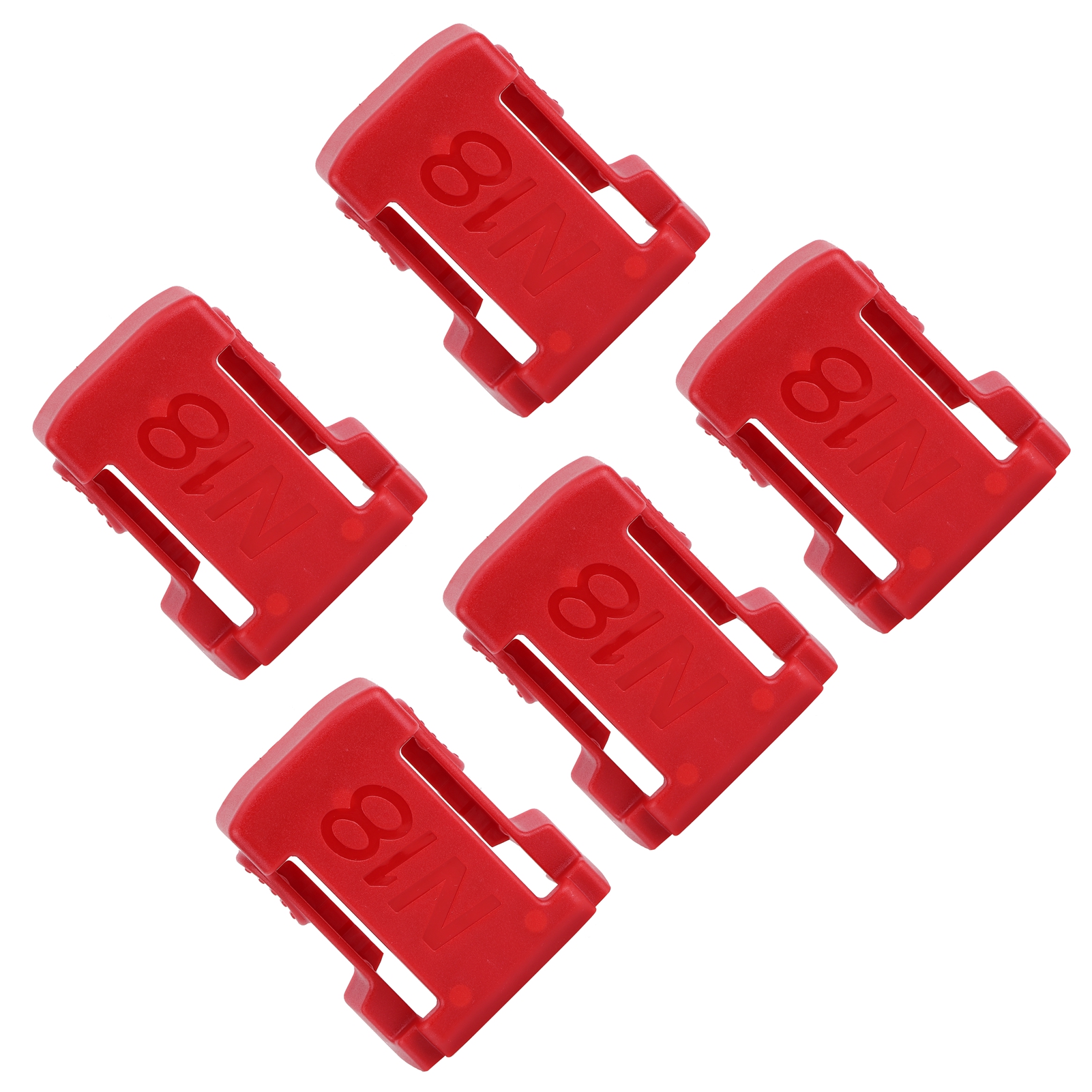 5-teiliges Akku-halterungs- Und Ständersystem, Passend Für Milwaukee M18 Und 18v Red