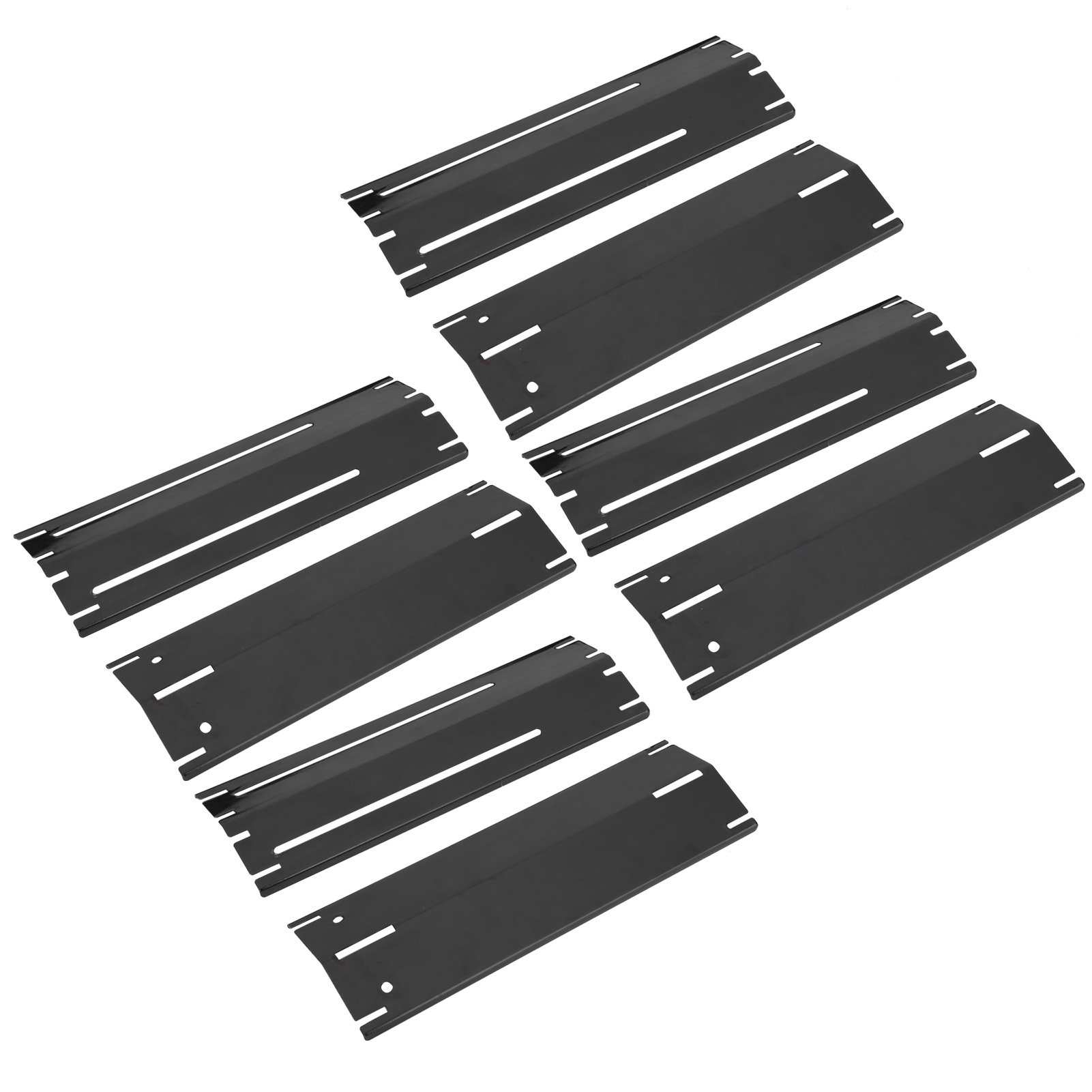 4er-set Verstellbare Hitzeschutzplatten Aus Edelstahl Für Gasgrills Und Öfen, Brennerabdeckungen, Hitzeschutzzelte