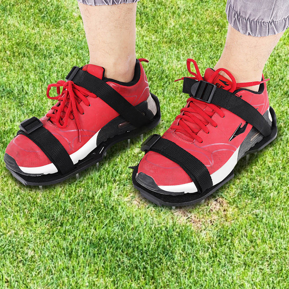 1 Paar Garten- Und Rasenkultivator, Vertikutierer, Rasenlüfter, Nagelschuhe