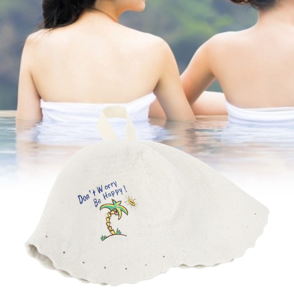 Saunahut Im Modernen Stil, Leichter Wollfilzhut, Saunazubehör Für Damen Und Herren