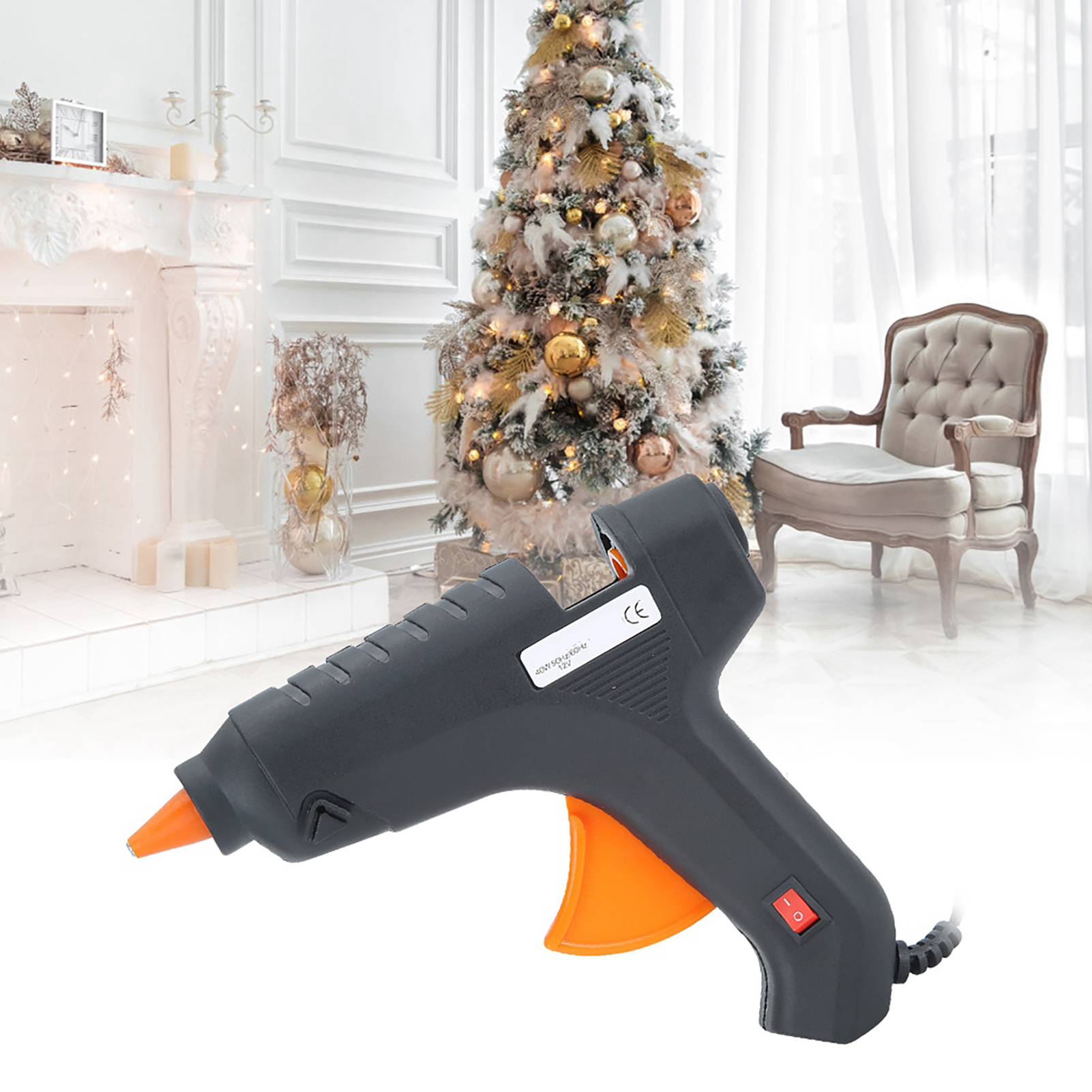 12v 40w Elektrische Heißklebepistole Für Diy-kunsthandwerk, Reparaturen Und Gartendekoration, Weihnachtsbaum-modellbau