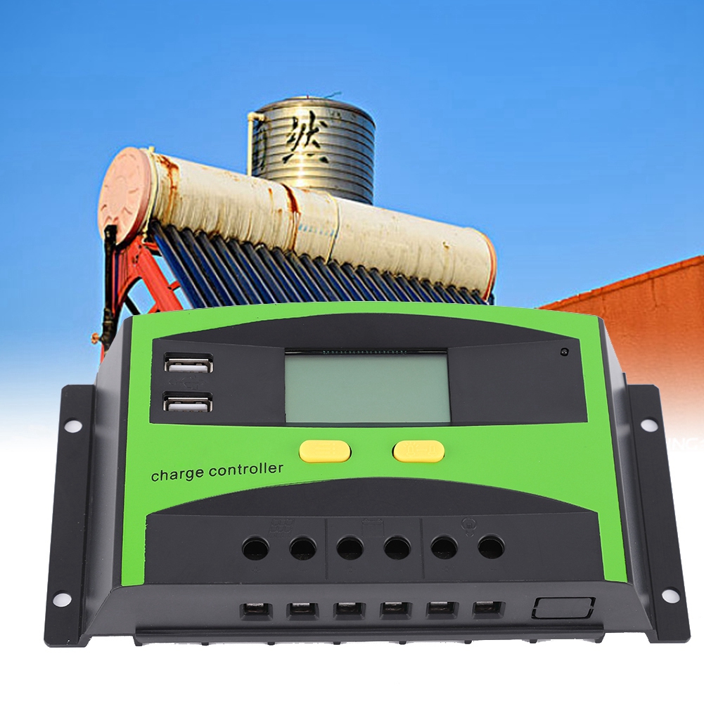 30a Lcd-solarladeregler, 12v/24v Pwm-solarladeregler