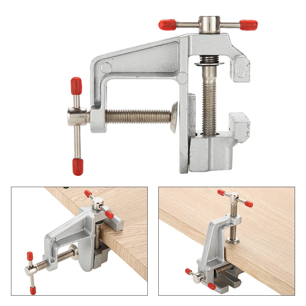 Mini-schraubstock Aus Aluminiumlegierung, Hobbytisch-bastel-schmuckklemme, Reparaturwerkzeug Mit Verstellbarer Backe