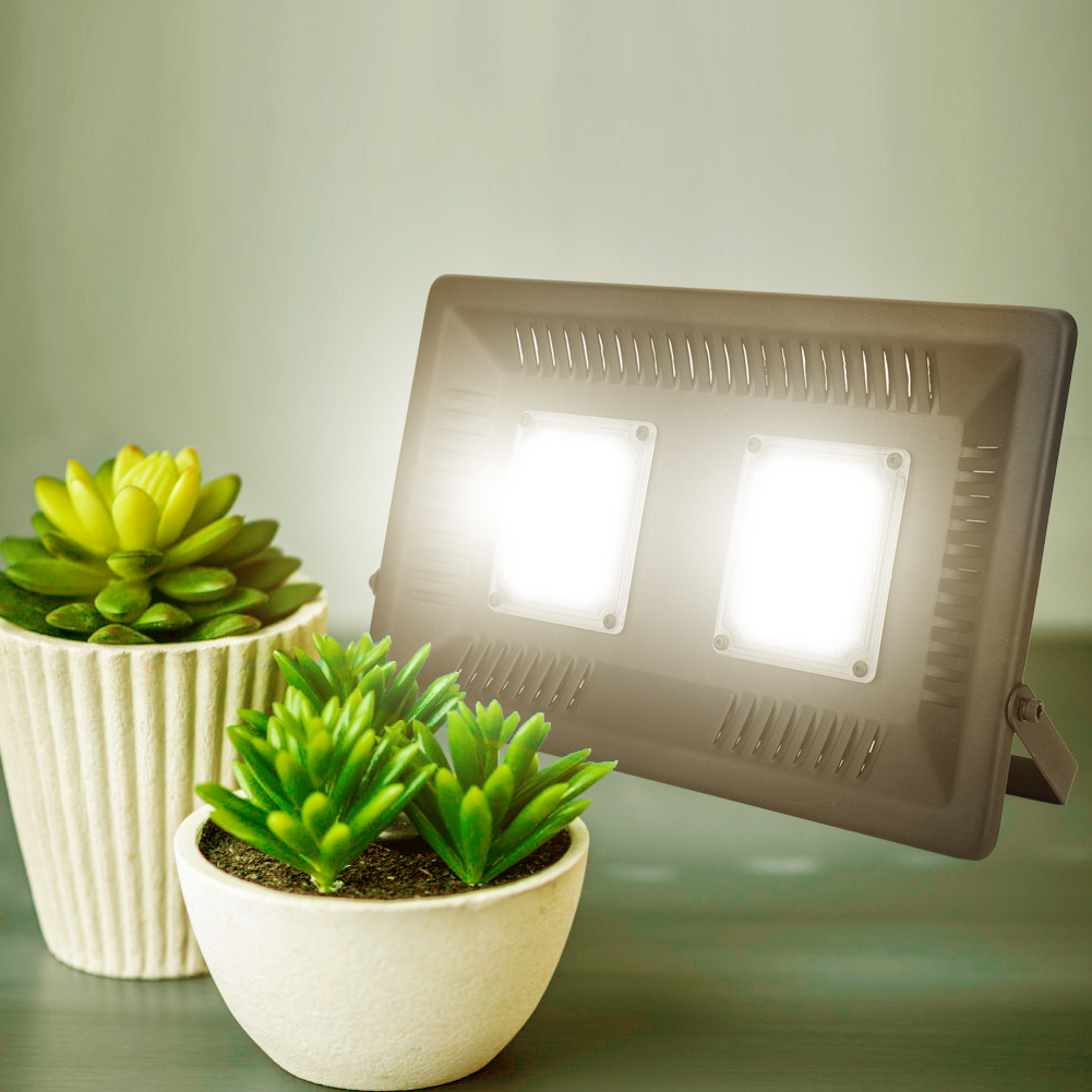 Eu-stecker 220v 100w Led-pflanzenlampe Für Den Innenbereich Mit Vollspektrum-cob-technologie
