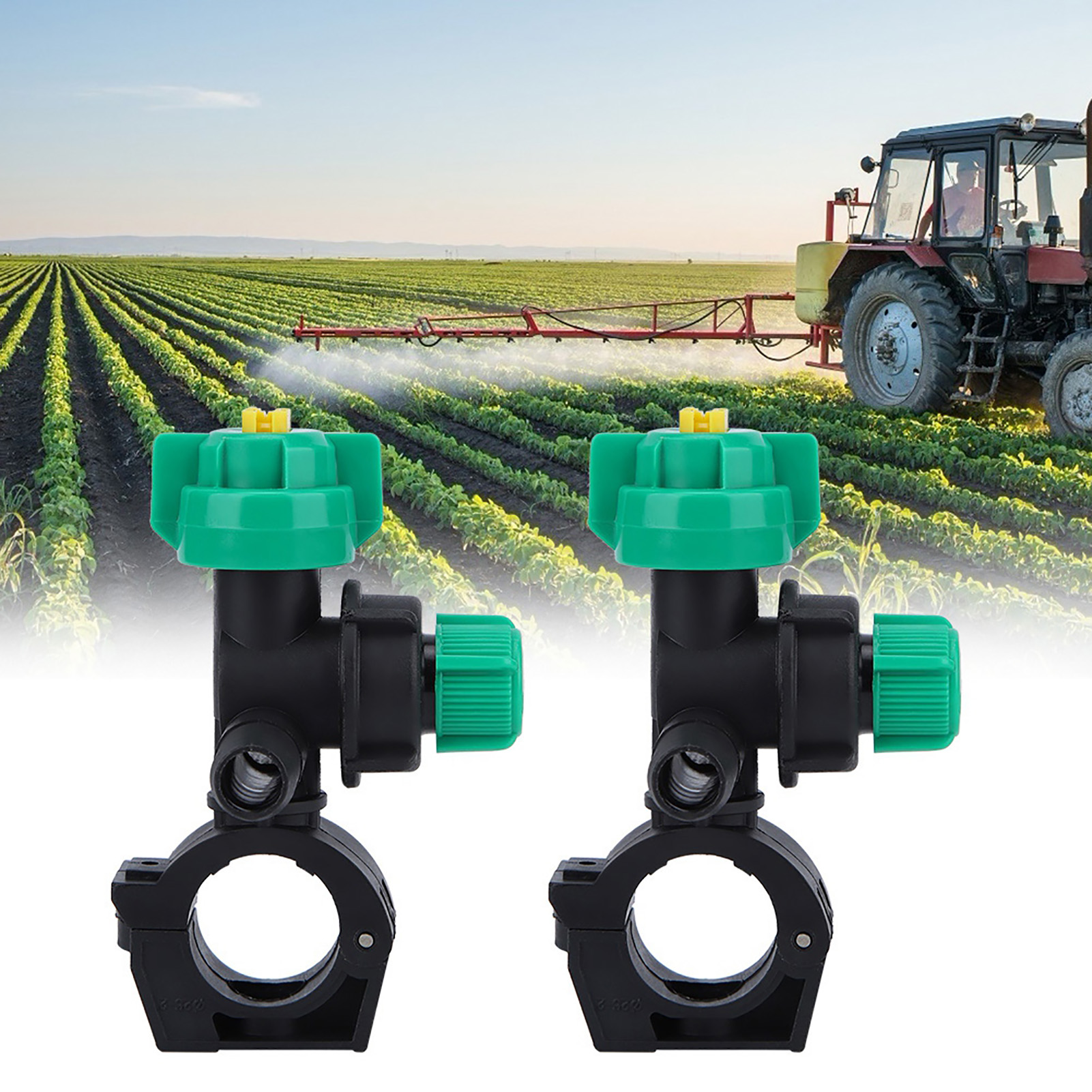 2 Stück Außengewinde-sprühdüsen Für Landwirtschaftliche Sprühgeräte, Fächerförmig, Für Die Landwirtschaft