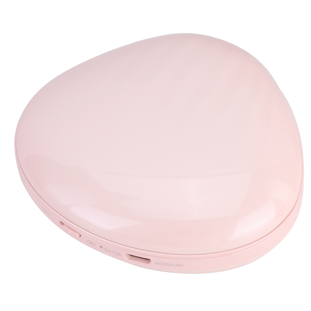 3-in-1 Multifunktions-handwärmer, Mobile Powerbank, Kosmetikspiegel Mit Usb-anschluss (pink)