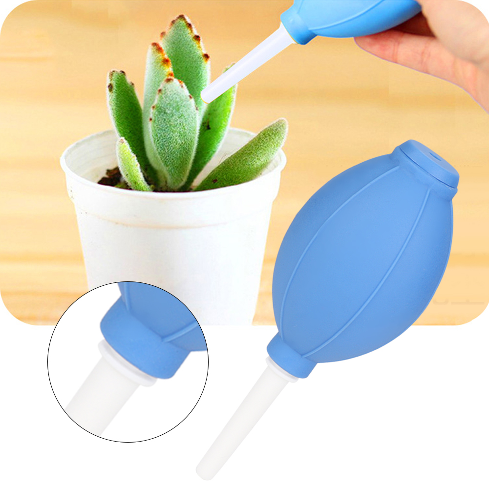 Multifunktionaler Pflanzenstaubbläser, Kamerastaubreiniger, Gartenreinigungswerkzeug (blau)