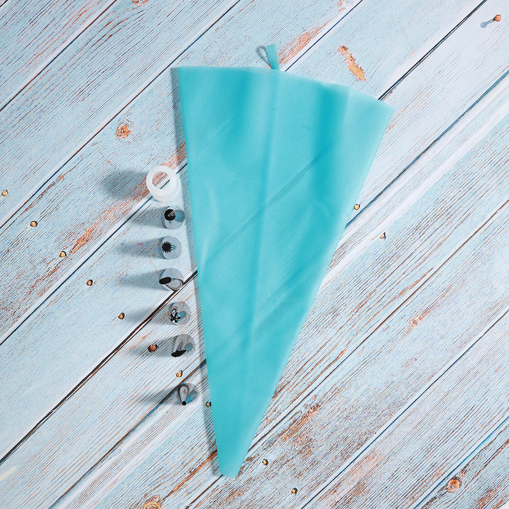 2er-set Silikon-spritzbeutel Mit Edelstahl-tülle Für Diy-küchenutensilien