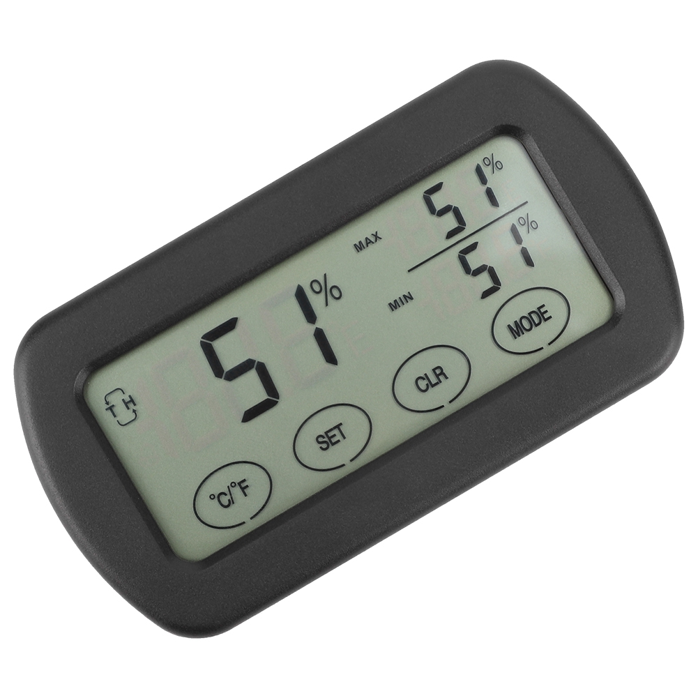 Lcd-touch-hygrothermograph-thermometer/hygrometer, Elektronisches Innentemperatur- Und Feuchtigkeitsmessgerät, Thermometerdetektor