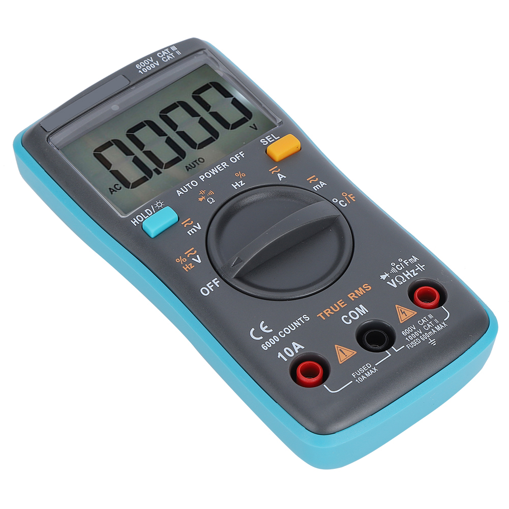 Automatisches True-rms-digitalmultimeter Zur Messung Von Wechsel- Und Gleichspannung, Widerstand Und Kapazität Für Elektriker