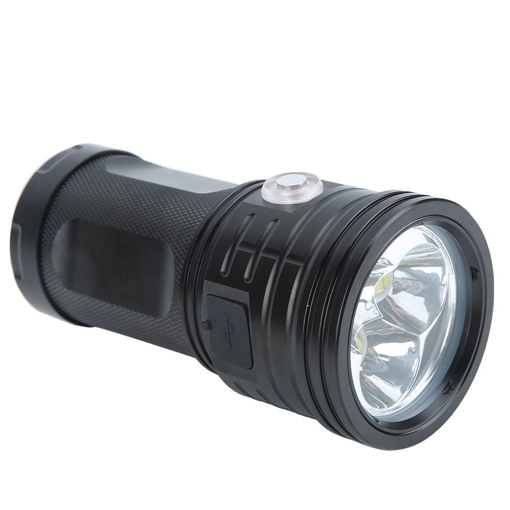 32000lm Usb-lade-led-taschenlampe, Tragbare Powerbank, Wasserdicht, Camping-rettungsscheinwerfer Xm3-90