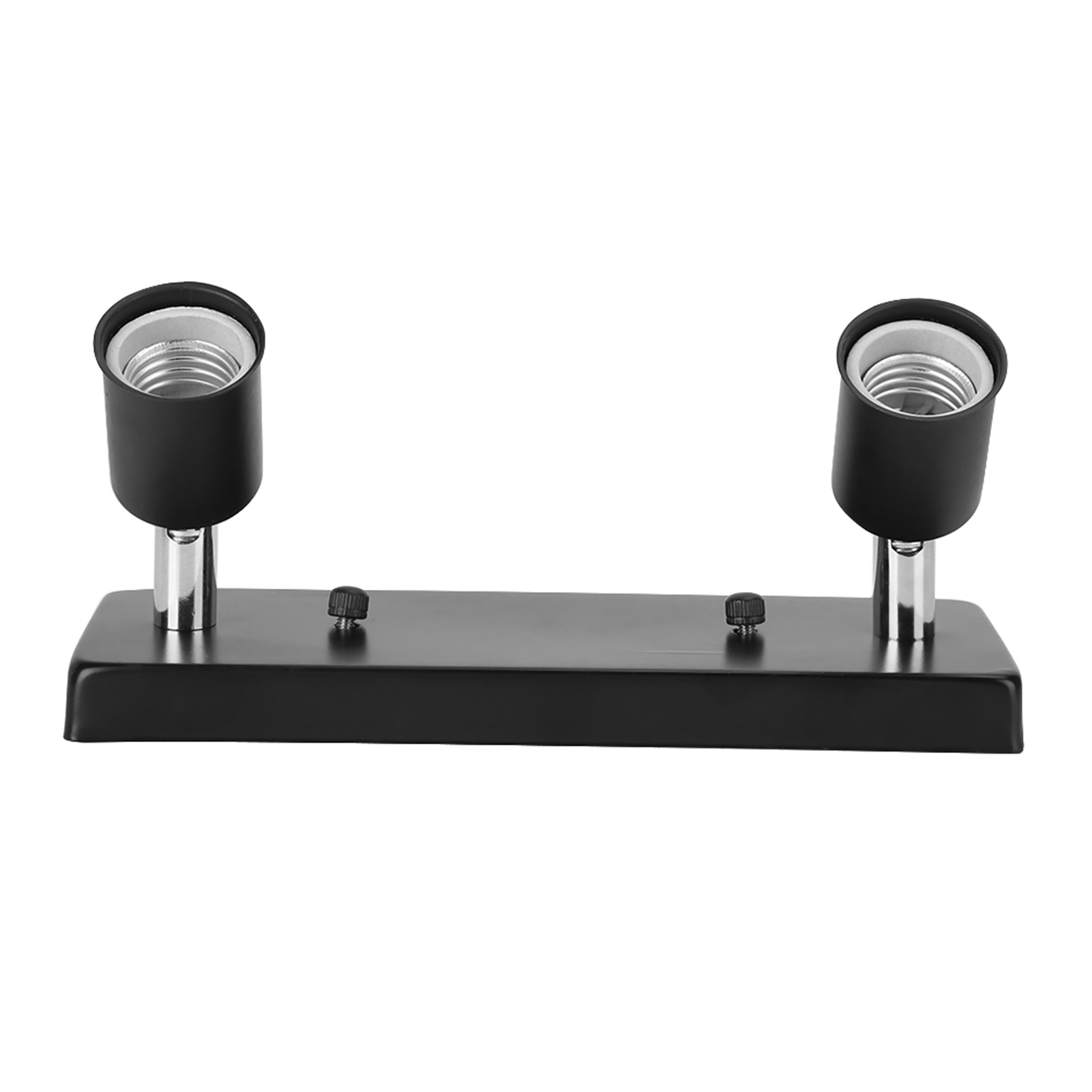 Elegante E27-lampenfassung Mit Rechteckigem Drehsockel, Diy-zubehör Für Decken- Und Wandlampen, Schwarz