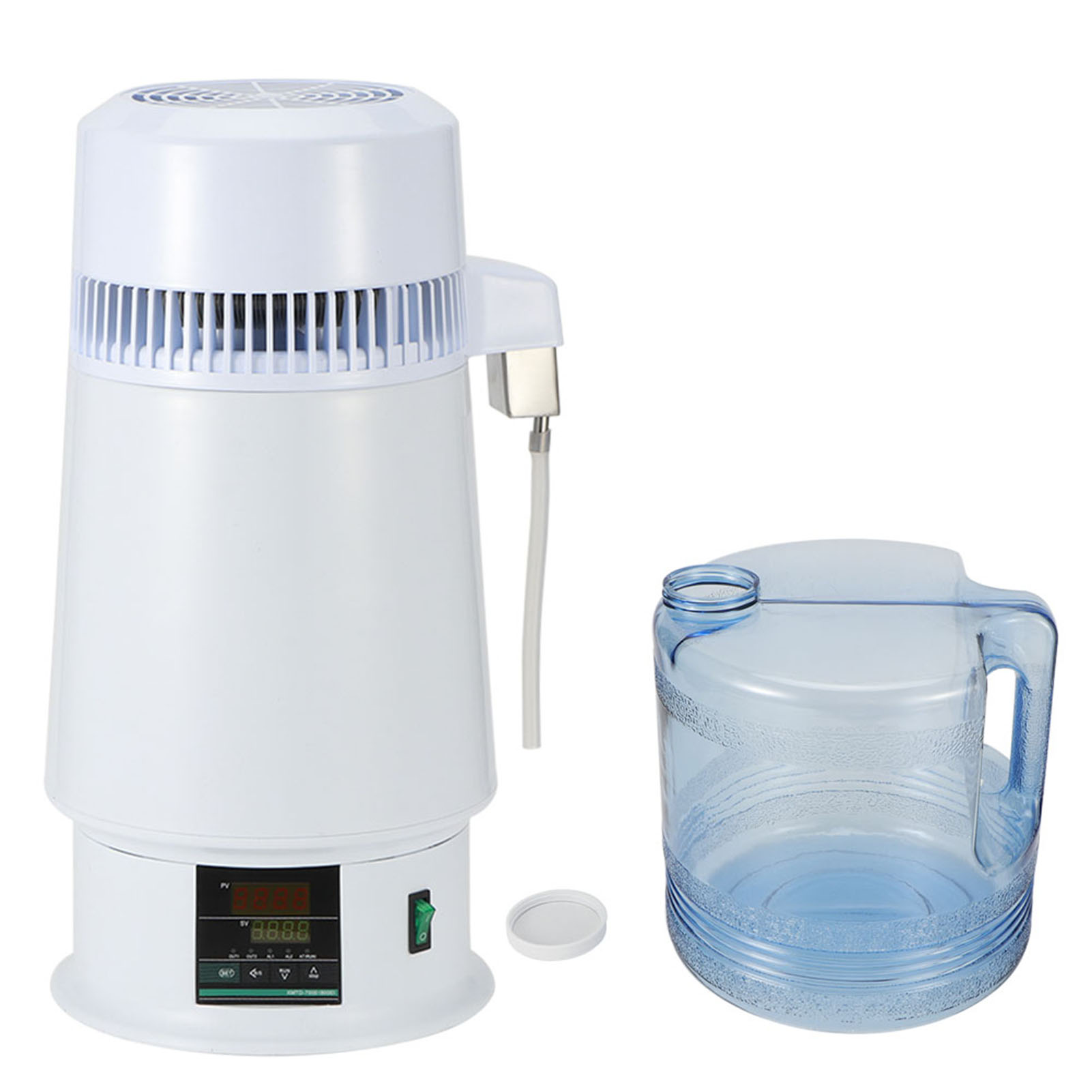 Multifunktionaler Edelstahl-wasserdestillierer Mit Einstellbarer Temperatur, Destilliergerät 4leu 220v