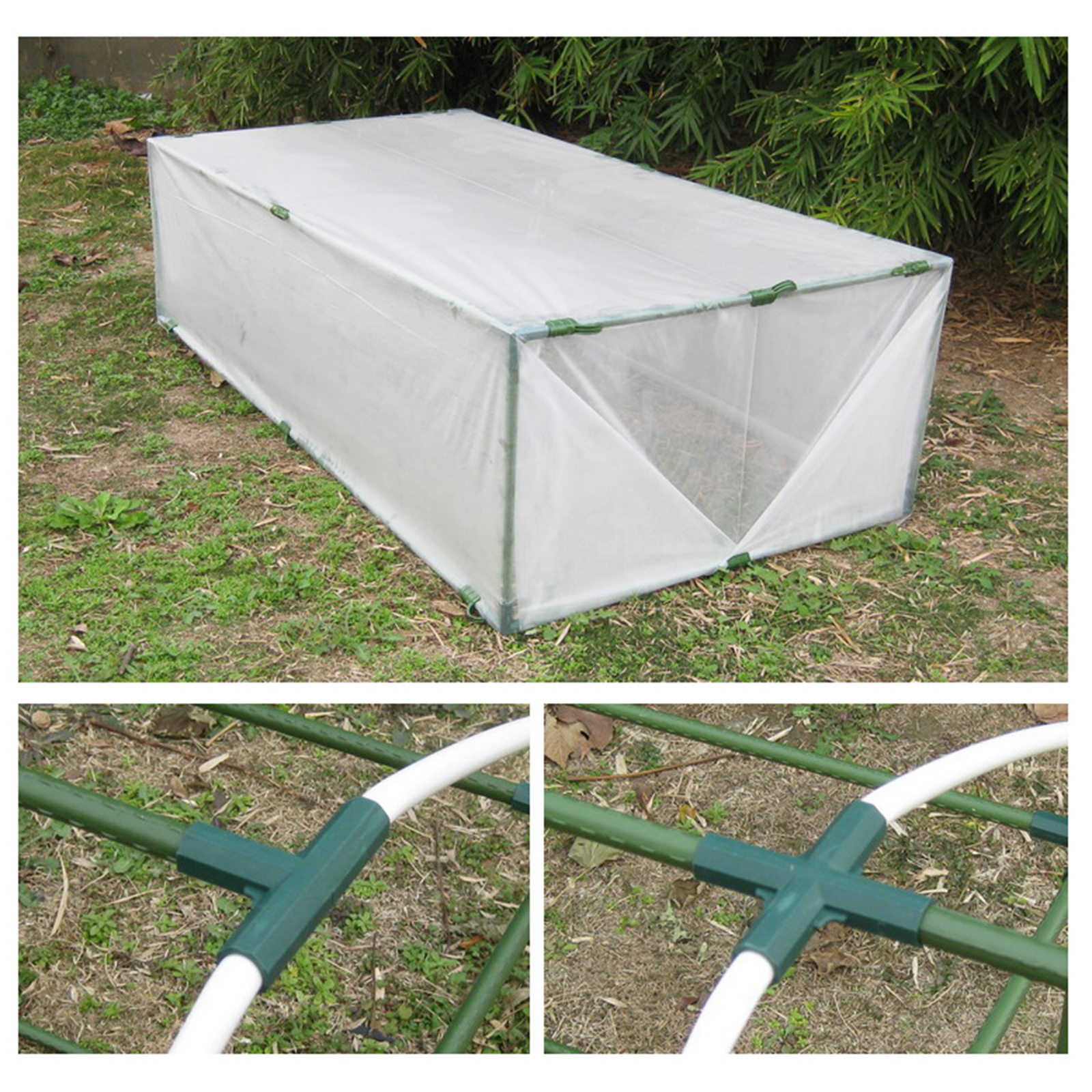 12 Stück 16 Mm Gartenrahmenverbinder Aus Kunststoff, Gewächshausrahmenverbinder Für Weinreben, Sonnenschutz, Schuppen, Pflanzenstützen