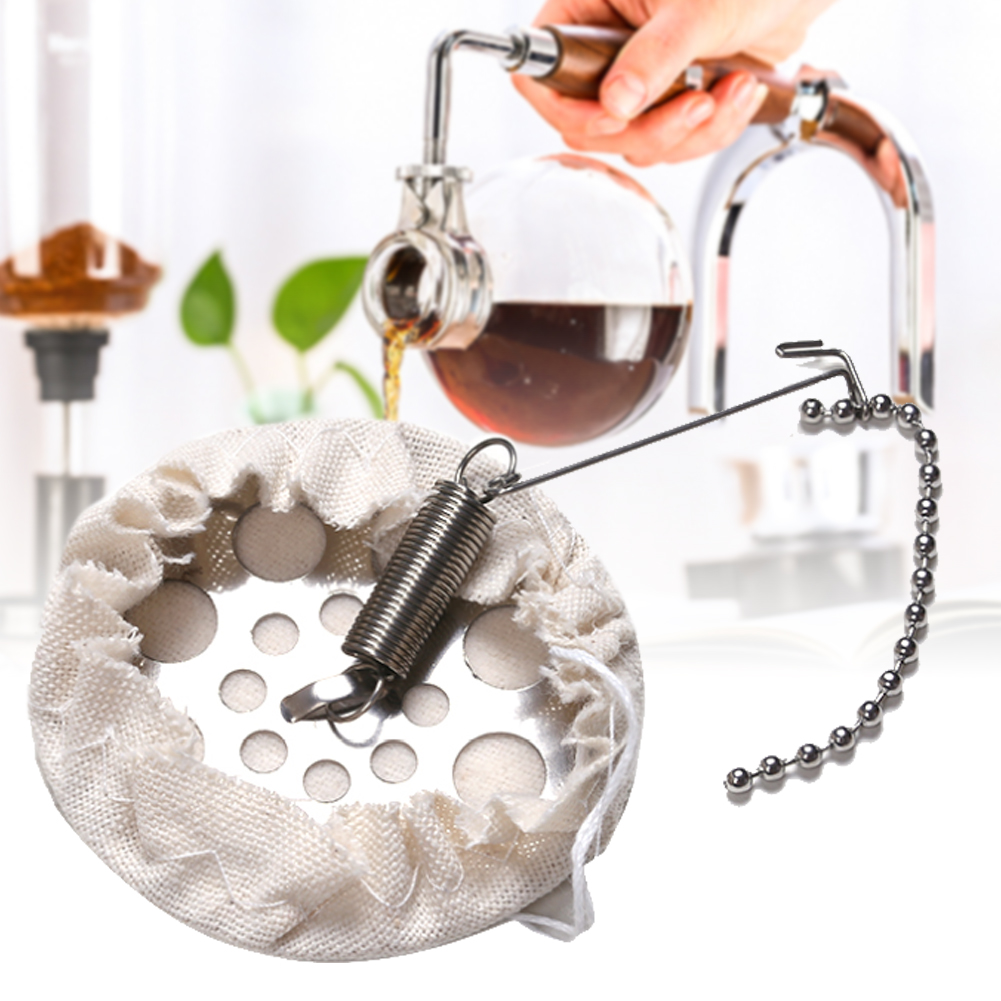 10 Wiederverwendbare Baumwoll-kaffeefiltertücher Für Siphonkannen