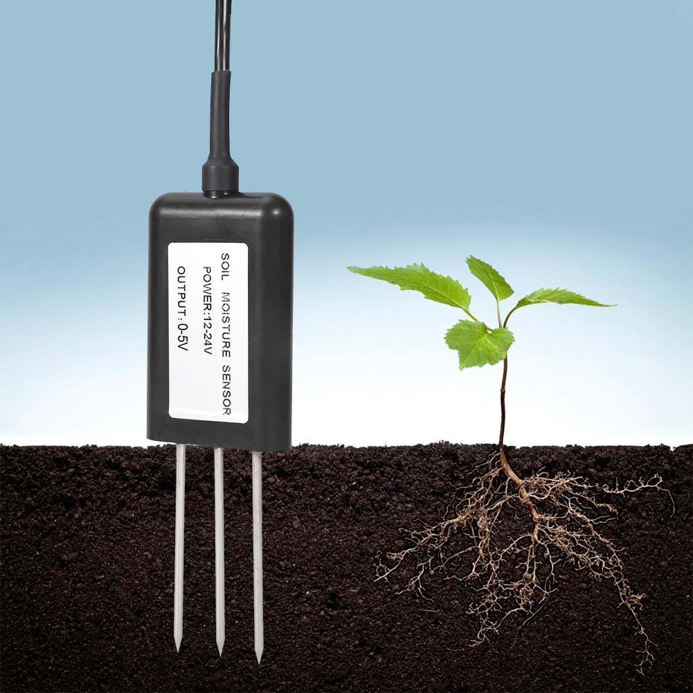 2-in-1-bodensensor Für Temperatur Und Luftfeuchtigkeit, Bodenfeuchtesensor-transmitter, 0-5v-ausgang