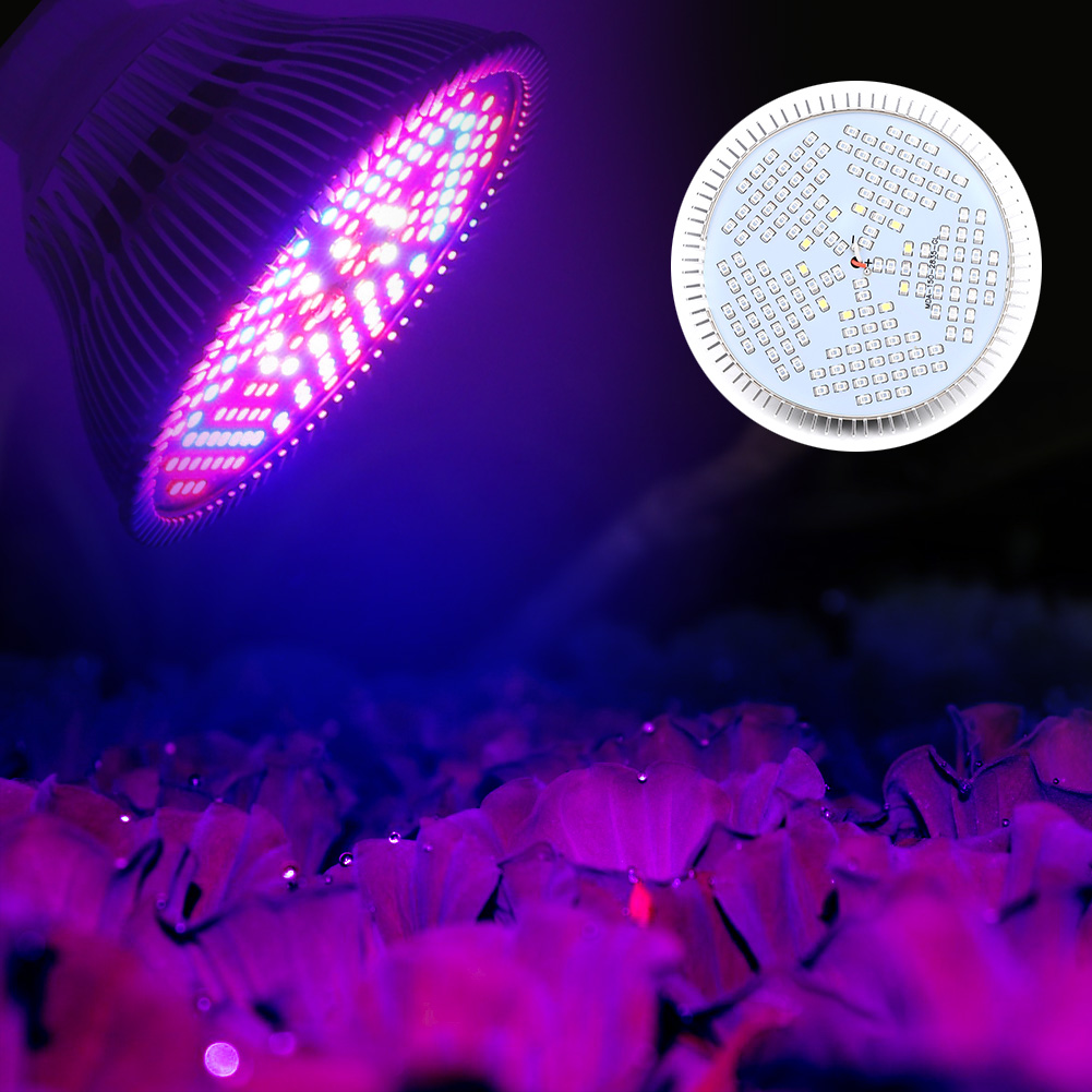 Vollspektrum-pflanzenlampe Mit 150 Leds, 100 W, E27-fassung, Für Gewächshauspflanzen Und Blütenwachstum, 85–265 V