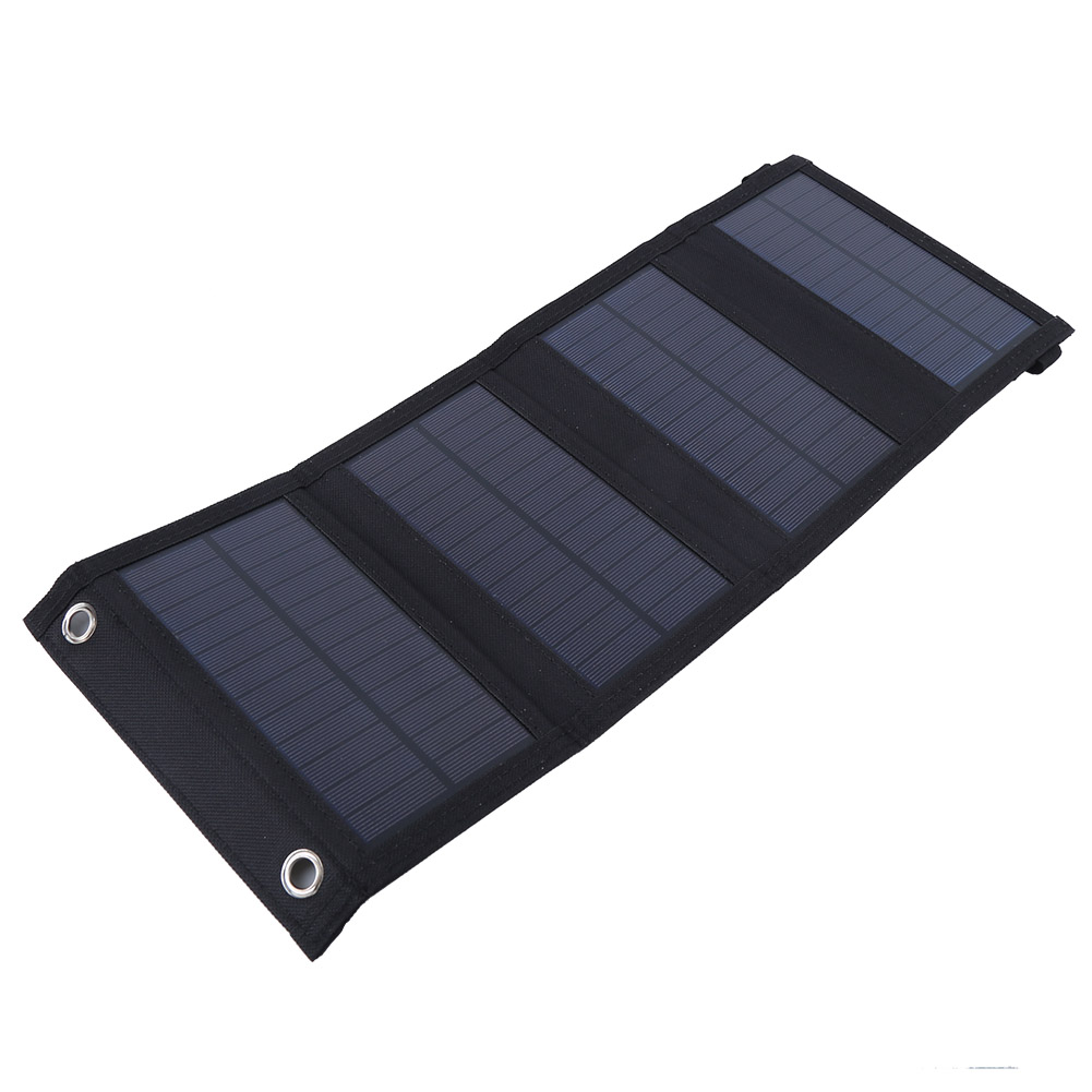 10w 5,5v Tragbares, Faltbares Solarpanel-ladegerät Für Outdoor-reisen Und Camping, Schwarz