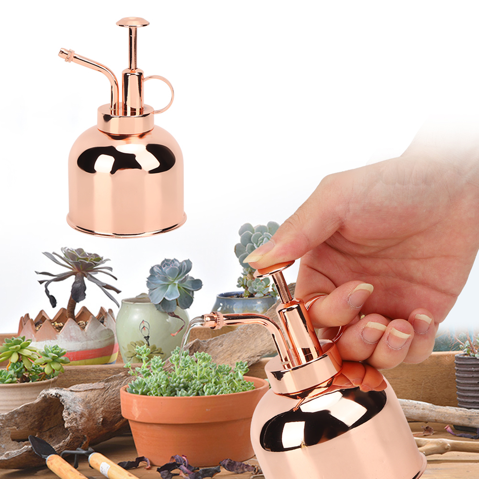 Schöne Handgießkanne Mit Druckfunktion, Sprühflasche Für Zimmerpflanzen, Zubehör Für Zimmerpflanzen