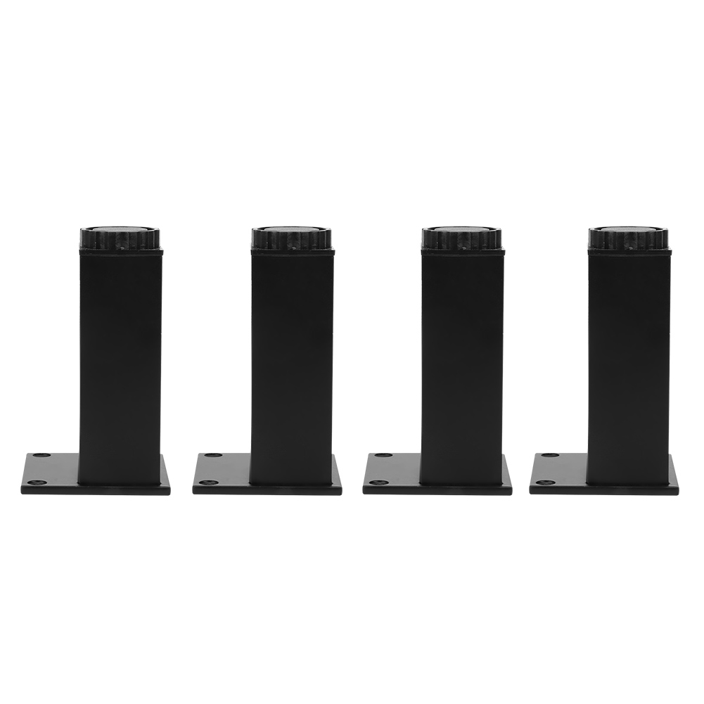 4 Stück Verstellbare Füße Aus Aluminiumlegierung Für Sofa, Bett, Schrank Und Andere Möbel, 120 Mm