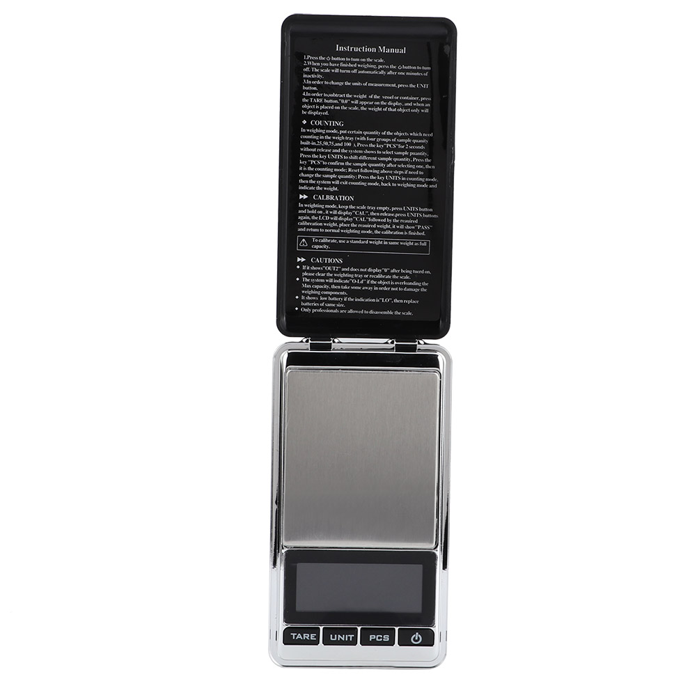 Digitale Elektronische Mini-küchenwaage Mit Lcd-display Für Lebensmittel (500 G/0,1 G)